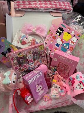 Sanrio My Melody pink kawaii large  bundle collection ready to gift